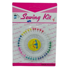 Gombostűk, színes lapon