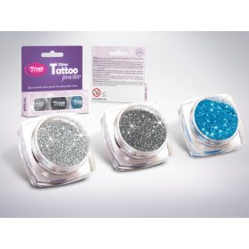   TyToo csillámpor szett 3 x 2,5 ml Ezüst, Acélszürke, Türkizkék