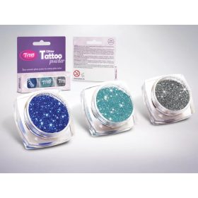   TyToo Csillámpor szett 3 x 2,5 ml Tengerkék, Azúrkék, Acélszürke 