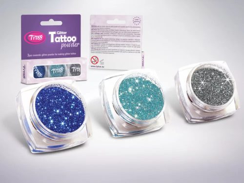TyToo Csillámpor szett 3 x 2,5 ml Tengerkék, Azúrkék, Acélszürke 