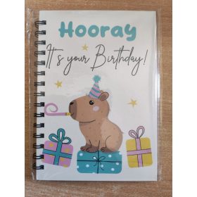 Capybara notesz A/5