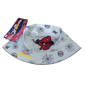 Pókember kalap, halászsapka 52 cm - szürke