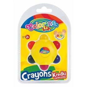   Marokzsírkréta készlet, 6 db-os, csillag alakú, Colorino Baby Line 2+