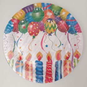 Papír tányér, szülinapos