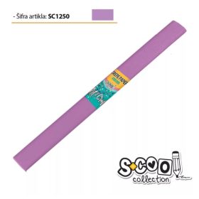 Krepp papír 50x200 cm világos lila SC1250