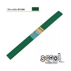 Krepp papír 50x200 cm sötétzöld SC1256