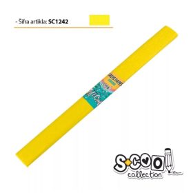 Krepp papír 50x200 cm sárga SC1242