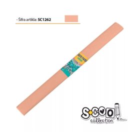 Krepp papír 50x200 cm barack SC1262