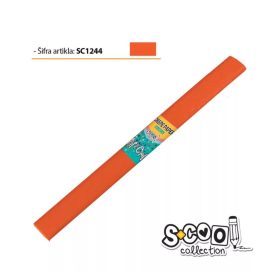 Krepp papír 50x200 cm sötétnarancs SC1244