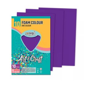 Dekorgumi 2mm A/4, sima, sötétlila, SC1202