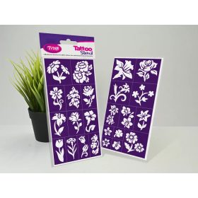 Flowers - Virágok sablon szett