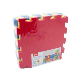 Színes 10 darabos habszivacs szőnyeg puzzle