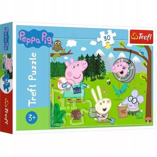 Trefl: Peppa malac Erdei felfedezések 30 darabos puzzle