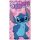 Disney Lilo és Stitch, A csillagkutya Pink Paradise fürdőlepedő, strand törölköző 70x140cm (Fast Dry)