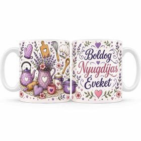 Boldog Nyugdíjas Éveket Női Bögre