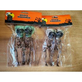 Halloweeni mini csontváz 2 db-os, akasztható