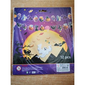 Halloweeni papír fűzér - többféle