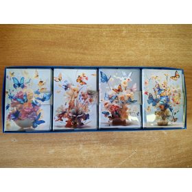 Tépőzáras notesz lepkés