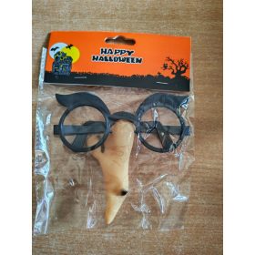 Halloweeni party szemüveg banya orral