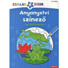   Anyanyelvi színező - Így írjuk helyesen! - Csillagszem - 2. osztály