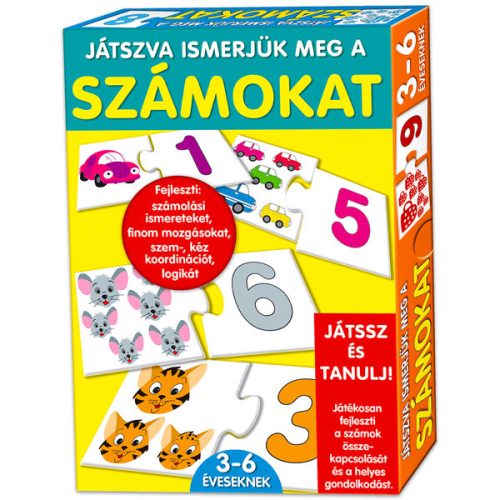 Készségfejlesztő játék - Játszva ismerjük meg a számokat