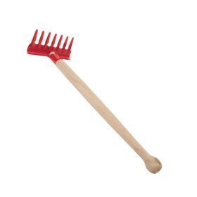 Kerti szerszám - 30 cm-es piros gereblye