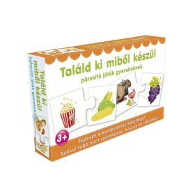 Találd ki miből készül párosító játék