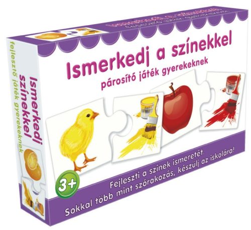 Ismerkedj a színekkel párosító játék gyerekeknek 