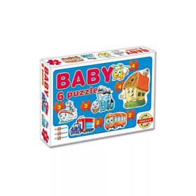 D-Toys: bébi puzzle - járművek