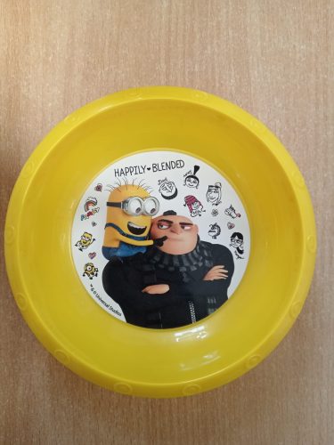 Gru 3 mélytányér - műanyag