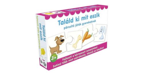 Találd ki mit eszik párosító játék