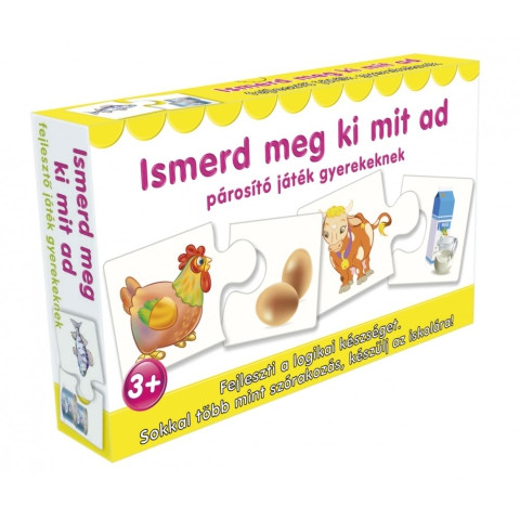 Párosító játék - Ismerd meg ki mit ad