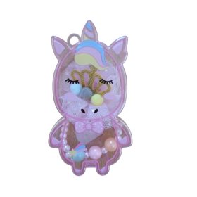 Karkötő, hajcsat unikornisos tárolóban