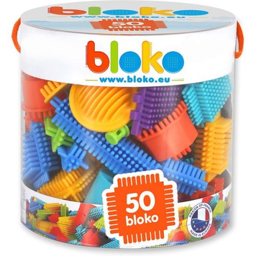 Bloko: tüskés építőjáték szett, 50 db-os