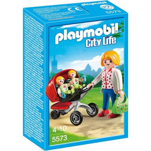 Playmobil Anya iker babakocsival 5573