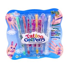 Tetováló toll lapon, 6 darabos