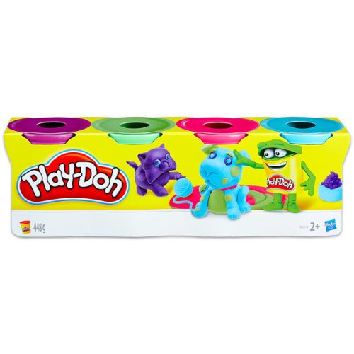 Play-Doh: 4 tégelyes gyurma készlet - szortiment