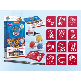 TyToo Mancs Őrjárat Fiús Csillámtetoválás szett