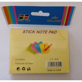 Színes jegyzettömb