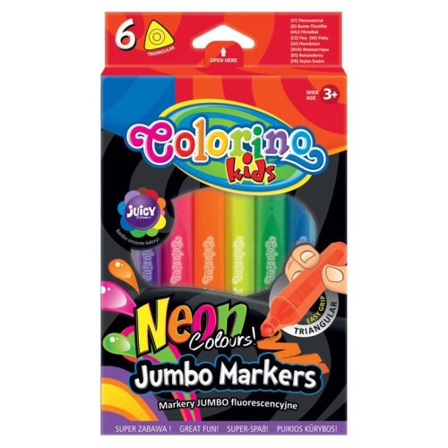 Colorino JUMBO TRIO NEON 6db-os filctollkészlet