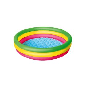 Bestway Színes 3 gyűrűs medence, 102x25cm