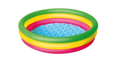 Bestway Színes 3 gyűrűs medence, 102x25cm