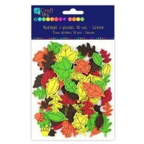 Dekorgumi, öntapadós, őszi levelek, 90 db-os 