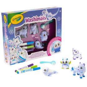  Crayola Washimals: Jégvilág játékszett színváltós állatkákkal