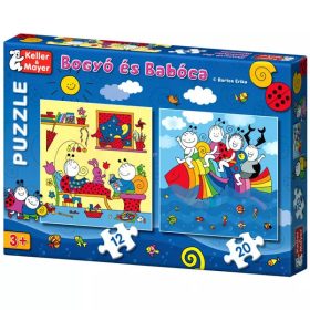   Bogyó és Babóca - 12 és 20 db-os puzzle - Szivárványhal