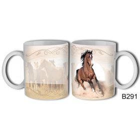 Bögre 3 dl - Futó barna ló