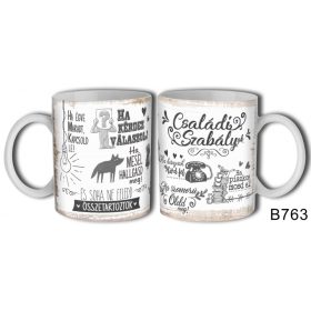 Bögre 3 dl - Családi szabályok