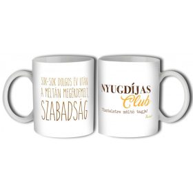 Bögre 3 dl - Nyugdíjas Club