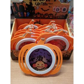 Halloween dekoráció, lapos világító dísz képpel (H5)