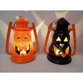 Halloween fém lámpás - világít